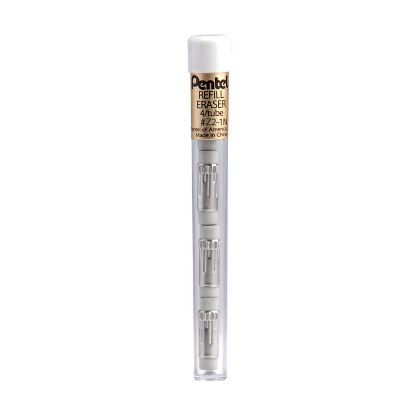 Pentel Eraser Refills For Mechanical Pencils, White, Pack Of 12 - Image 2